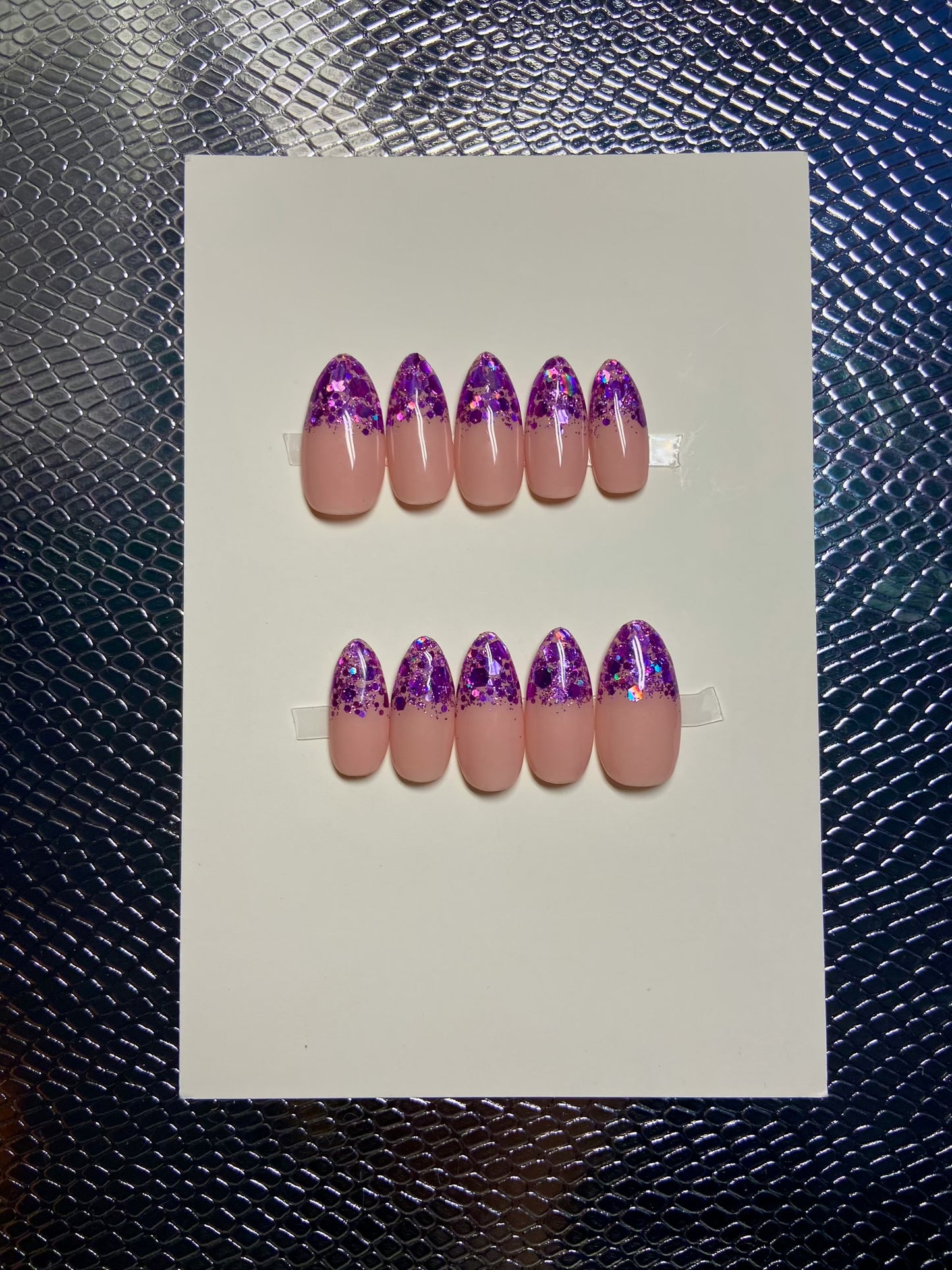 Purple glitter