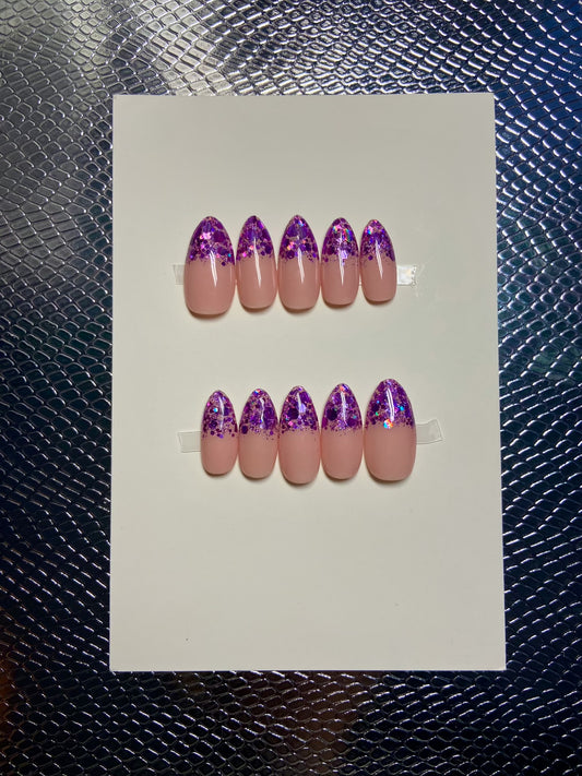 Purple glitter